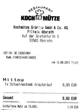 utii Hffner Kochmtze Restaurant